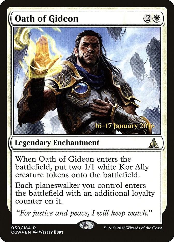 Oath of Gideon 30 card from Prerelease Cards