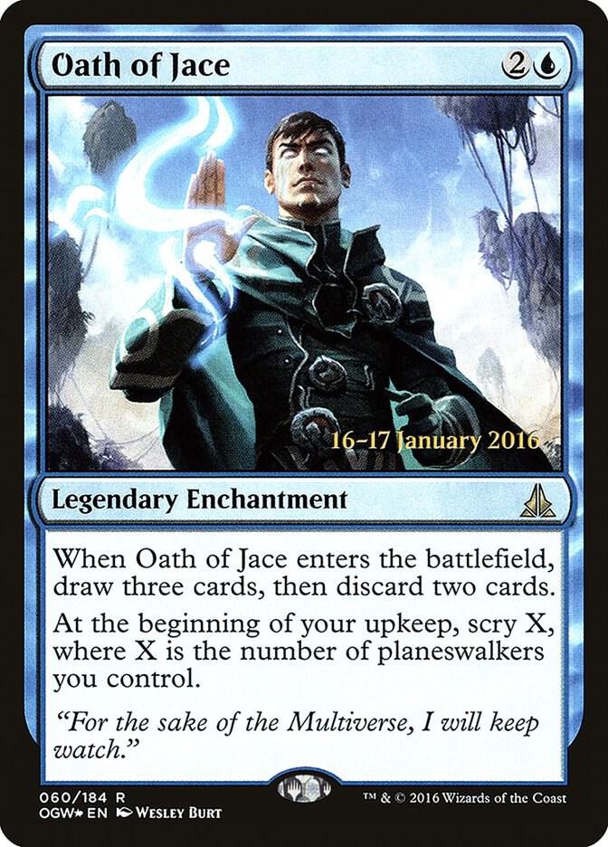 Oath of Jace 60 card from Prerelease Cards