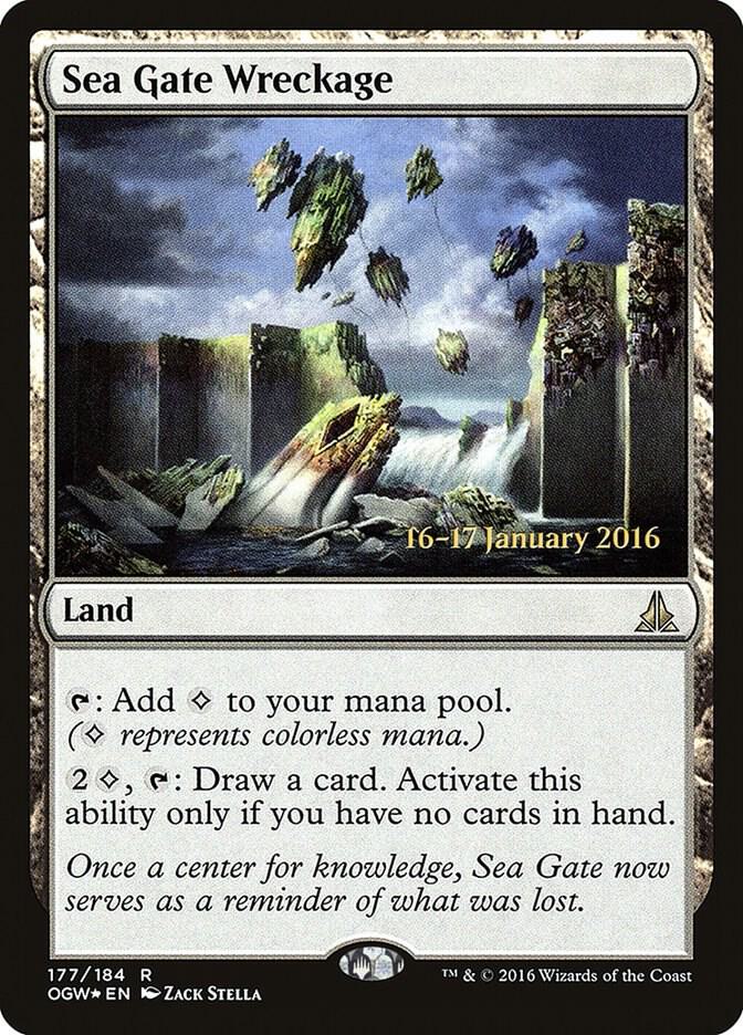 Sea Gate Wreckage 177 card from Prerelease Cards