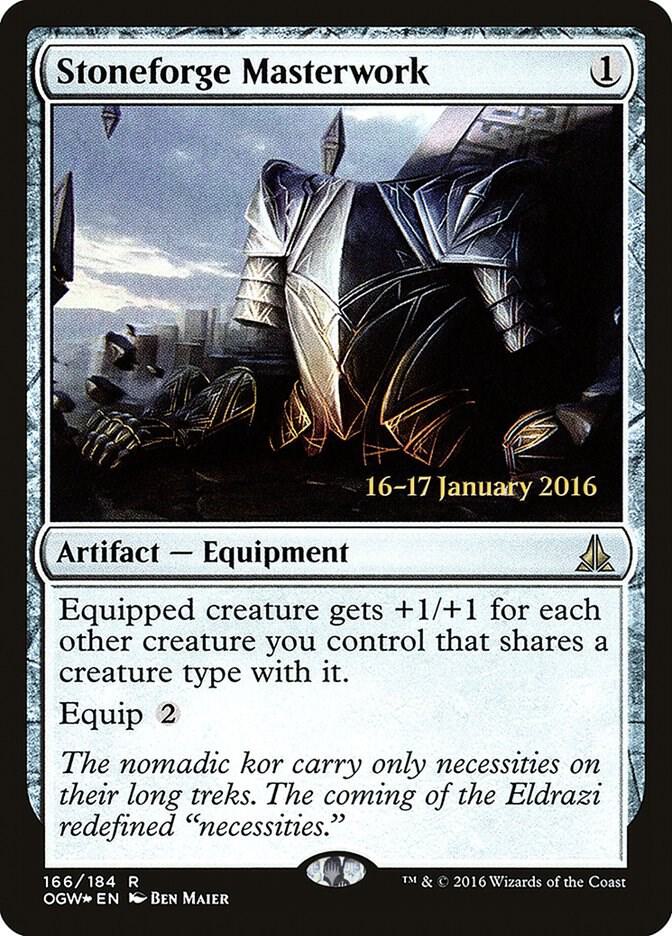 Stoneforge Masterwork 166 card from Prerelease Cards