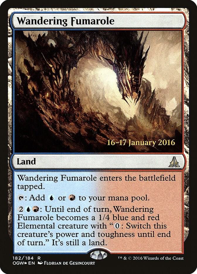 Wandering Fumarole 182 card from Prerelease Cards