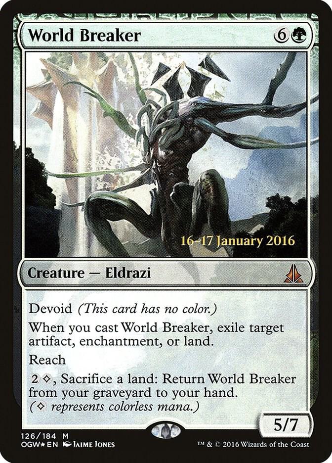 World Breaker 126 card from Prerelease Cards