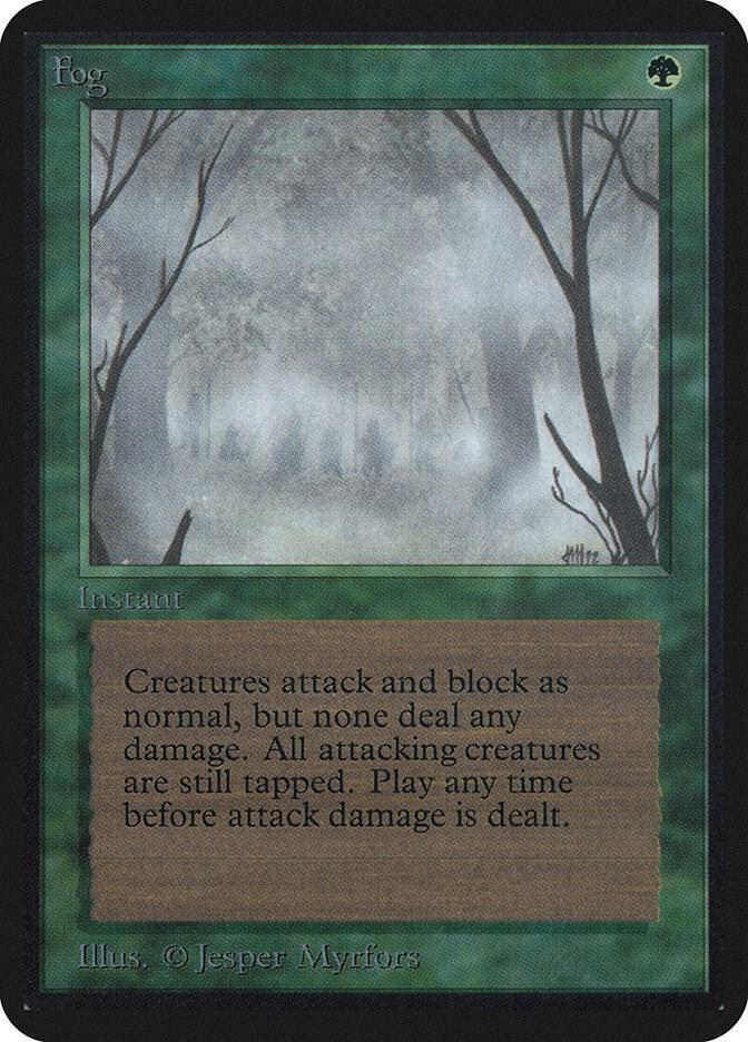 Fog card from Alpha Edition