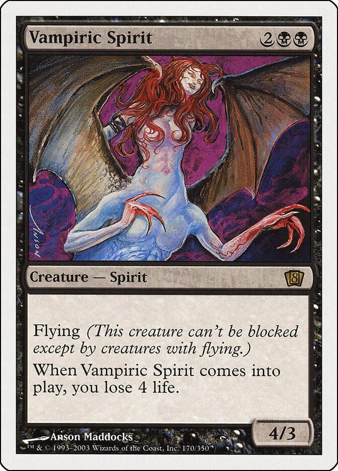 Vampiric Spirit 170 card from 8th Edition