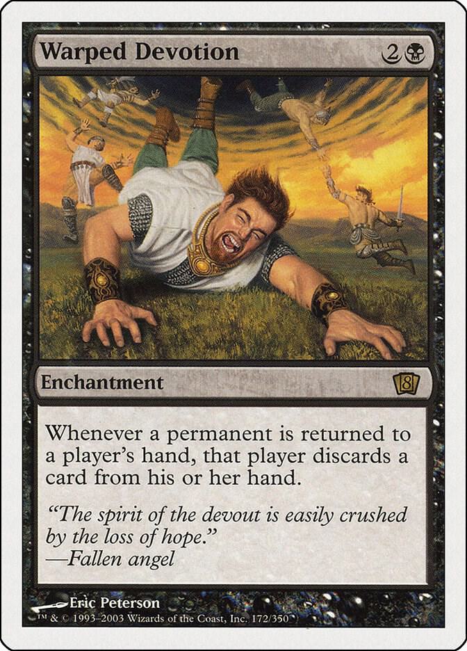 Warped Devotion 172 card from 8th Edition