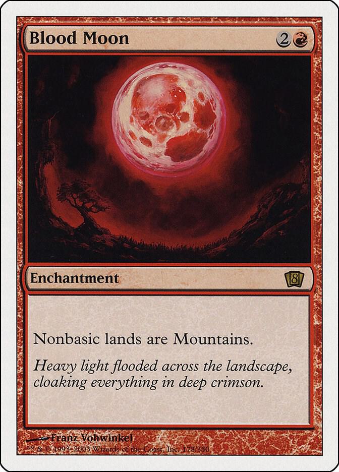 Blood Moon 178 card from 8th Edition