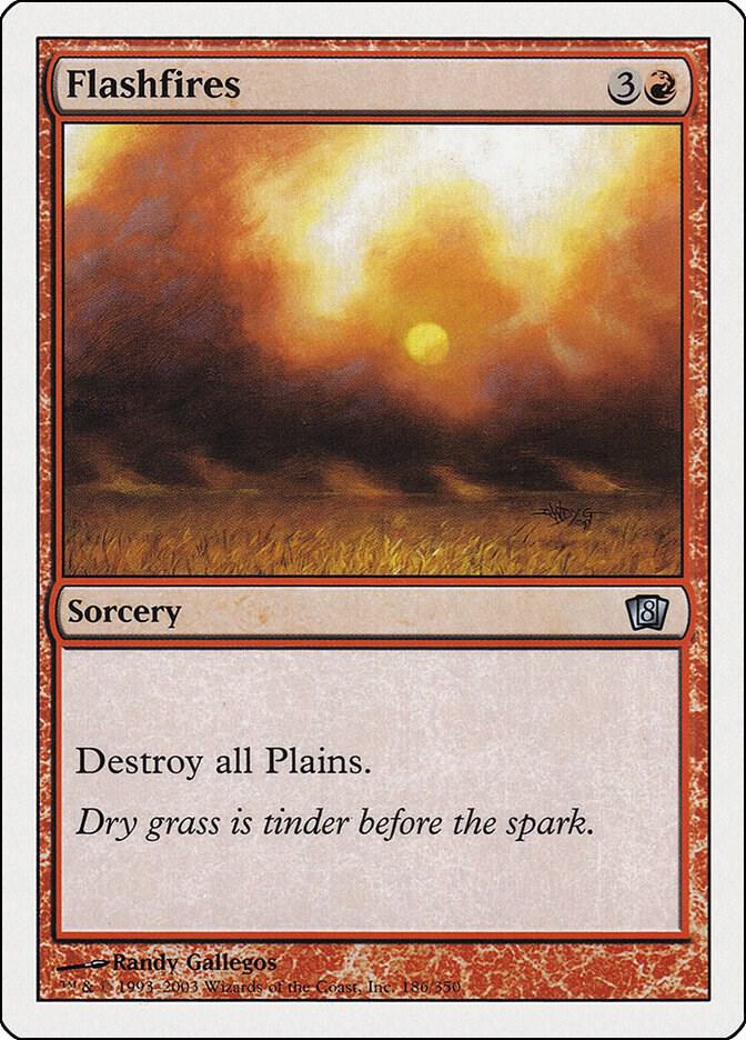 Flashfires 186 card from 8th Edition