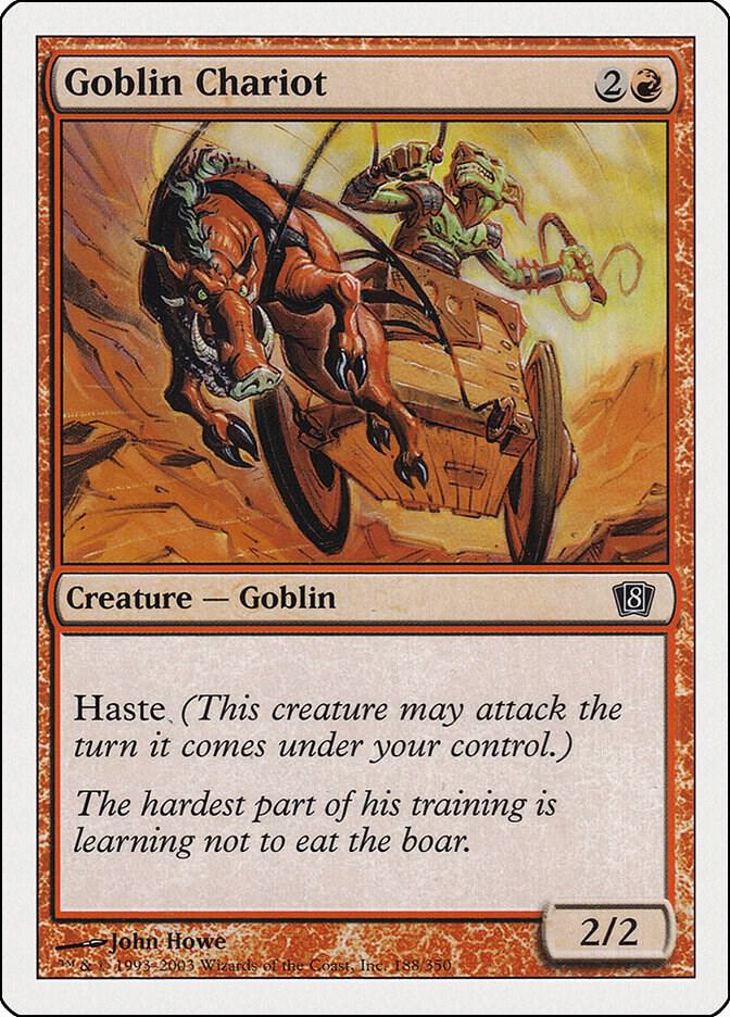 Goblin Chariot 188 card from 8th Edition