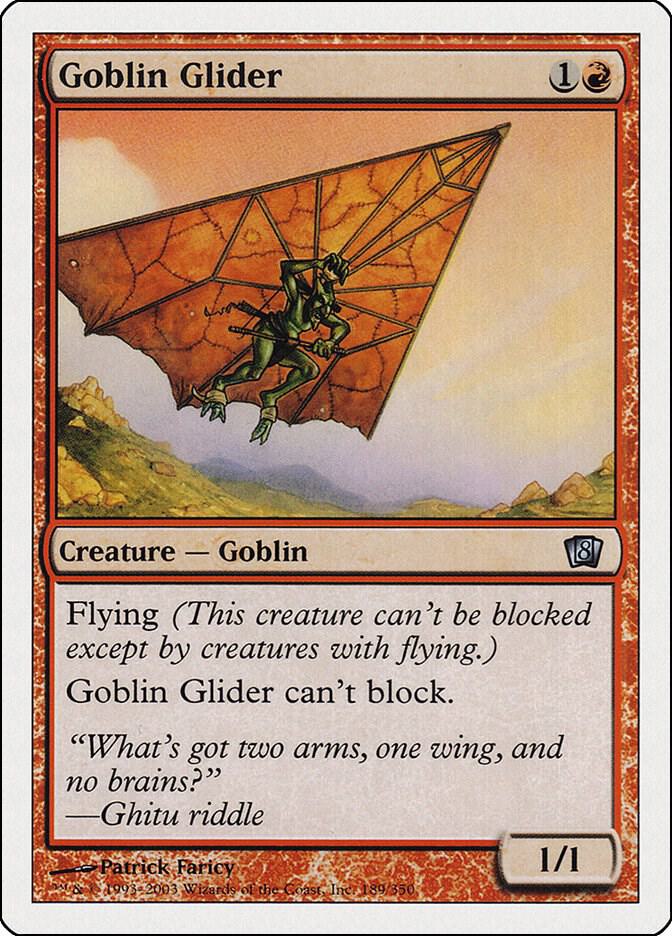 Goblin Glider 189 card from 8th Edition