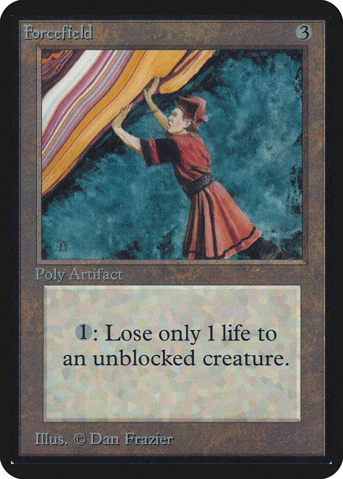 Forcefield card from Alpha Edition