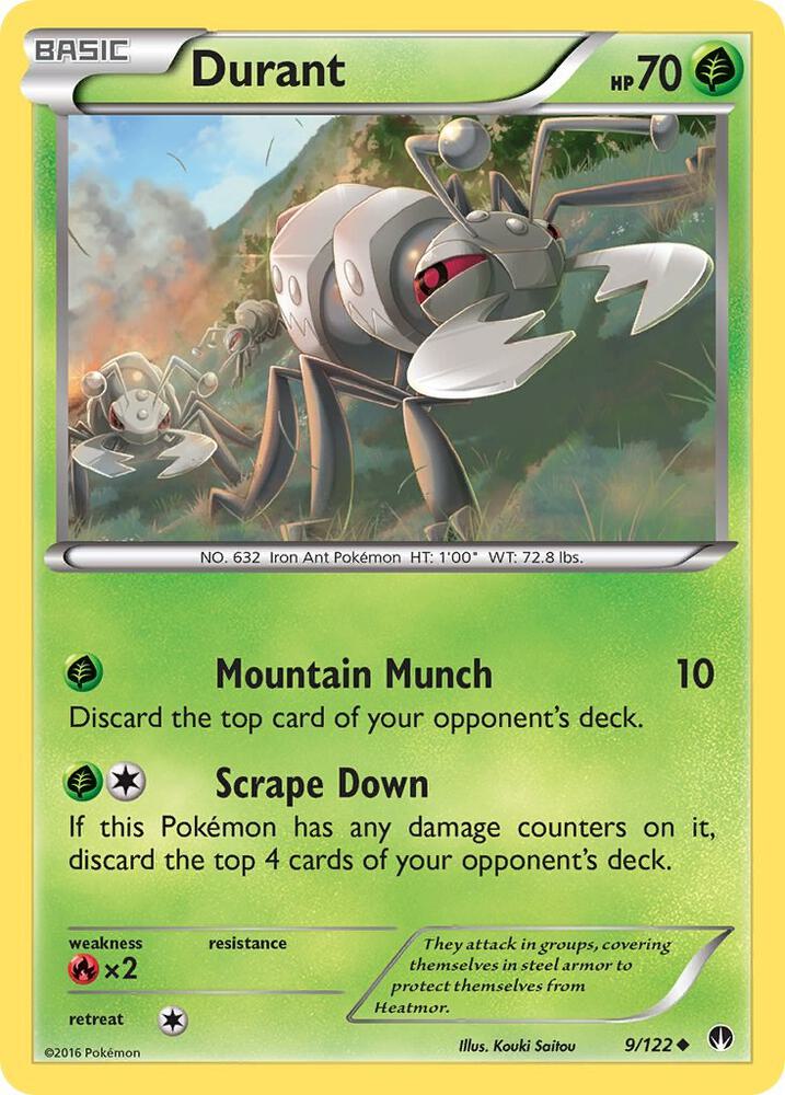 Durant 9/122 card from XY - BREAKpoint