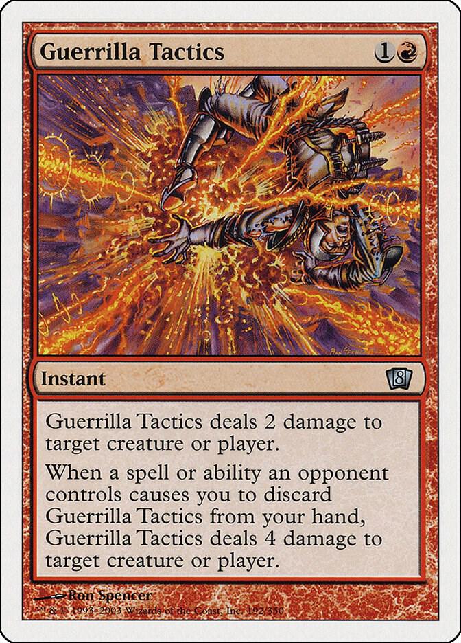 Guerrilla Tactics 192 card from 8th Edition
