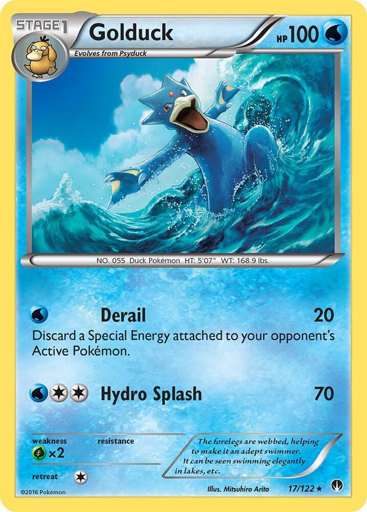 Golduck 17/122 card from XY - BREAKpoint