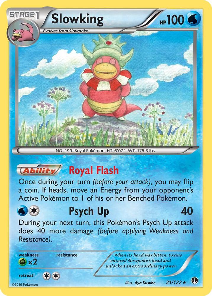 Slowking 21/122 card from XY - BREAKpoint