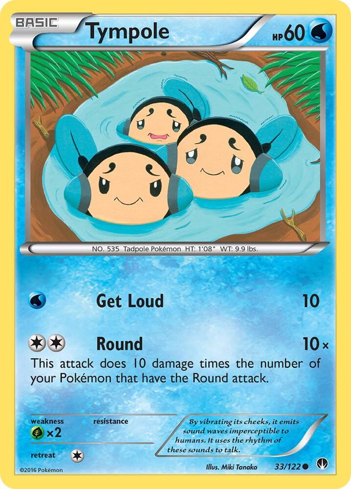Tympole 33/122 card from XY - BREAKpoint