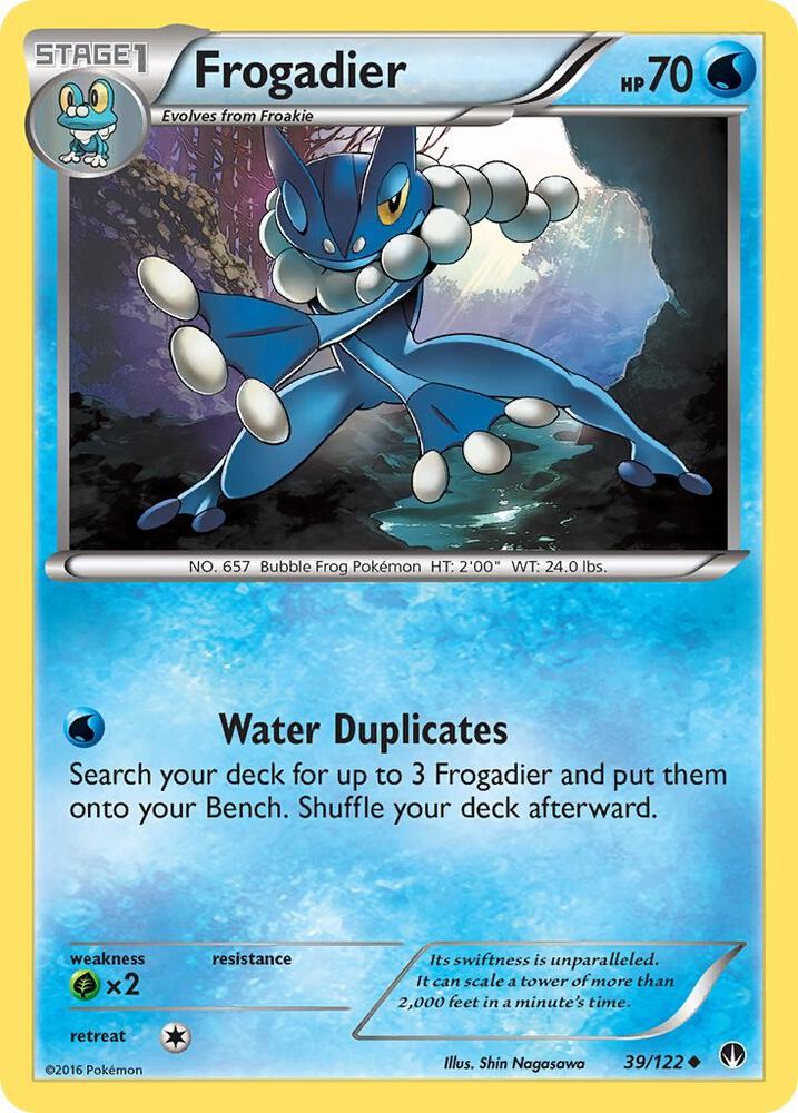 Frogadier 39/122 card from XY - BREAKpoint