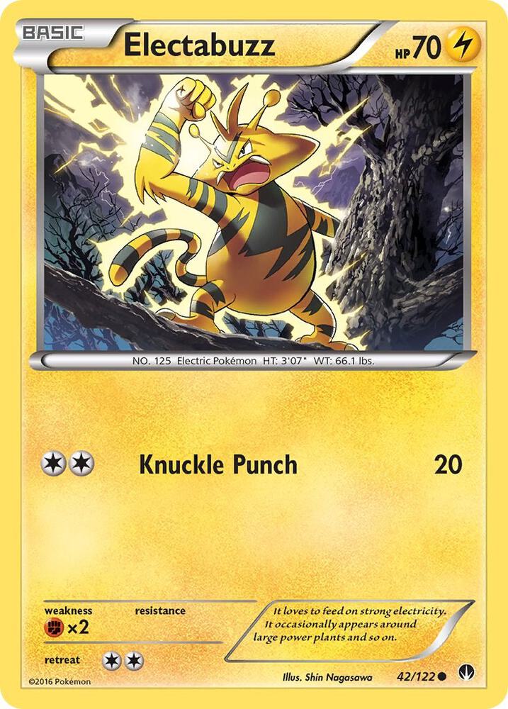 Electabuzz 42/122 card from XY - BREAKpoint