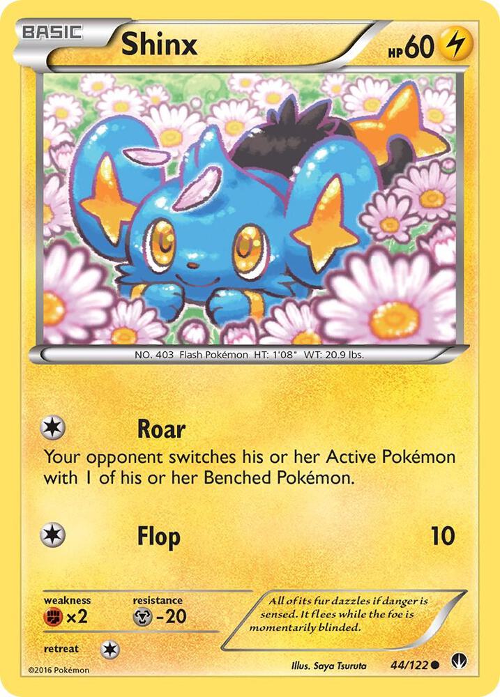 Shinx 44/122 card from XY - BREAKpoint
