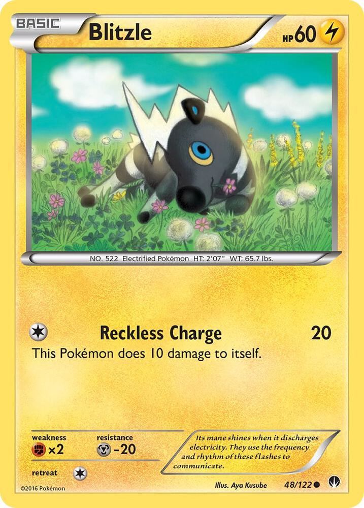Blitzle 48/122 card from XY - BREAKpoint