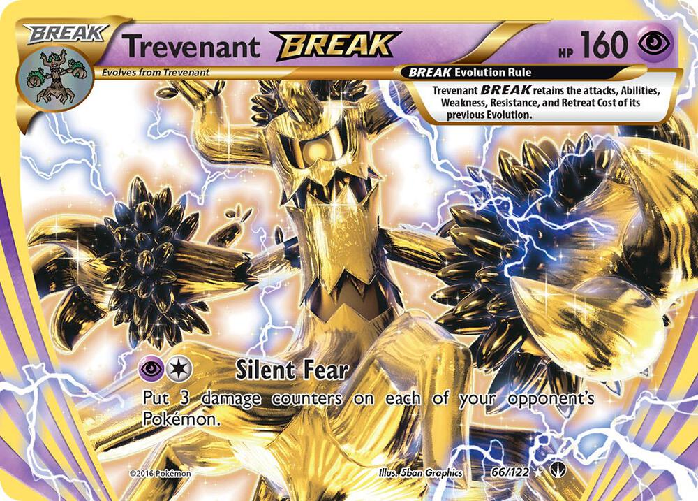 Trevenant BREAK 66/122 card from XY - BREAKpoint