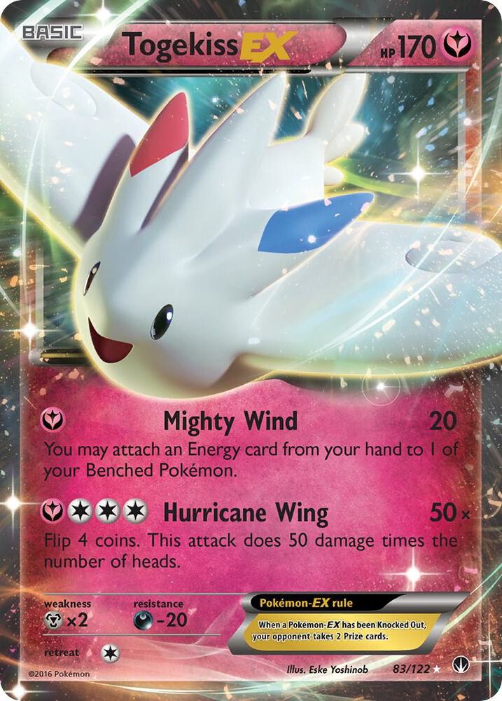 Togekiss EX 83/122 card from XY - BREAKpoint