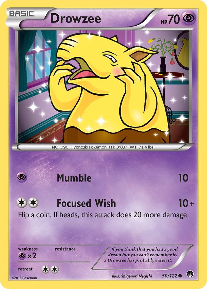 Drowzee 50/122 card from XY - BREAKpoint