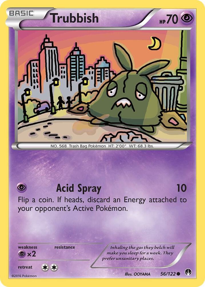 Trubbish 56/122 card from XY - BREAKpoint