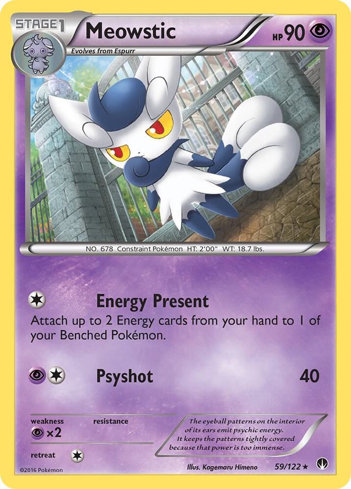 Meowstic 59/122 card from XY - BREAKpoint
