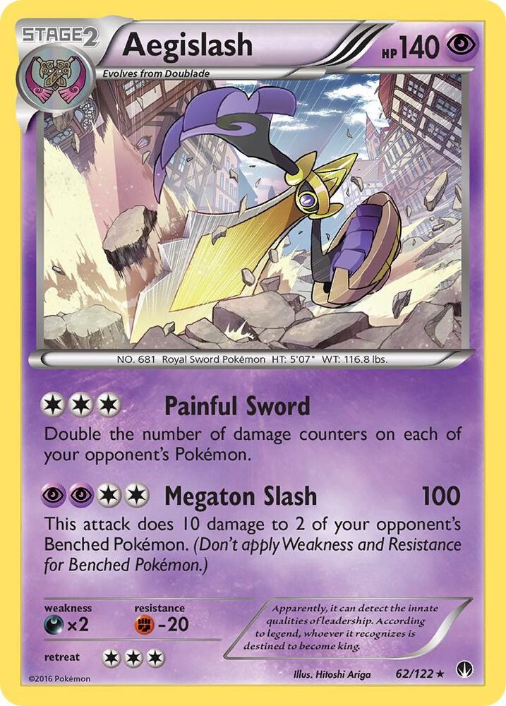 Aegislash 62/122 card from XY - BREAKpoint