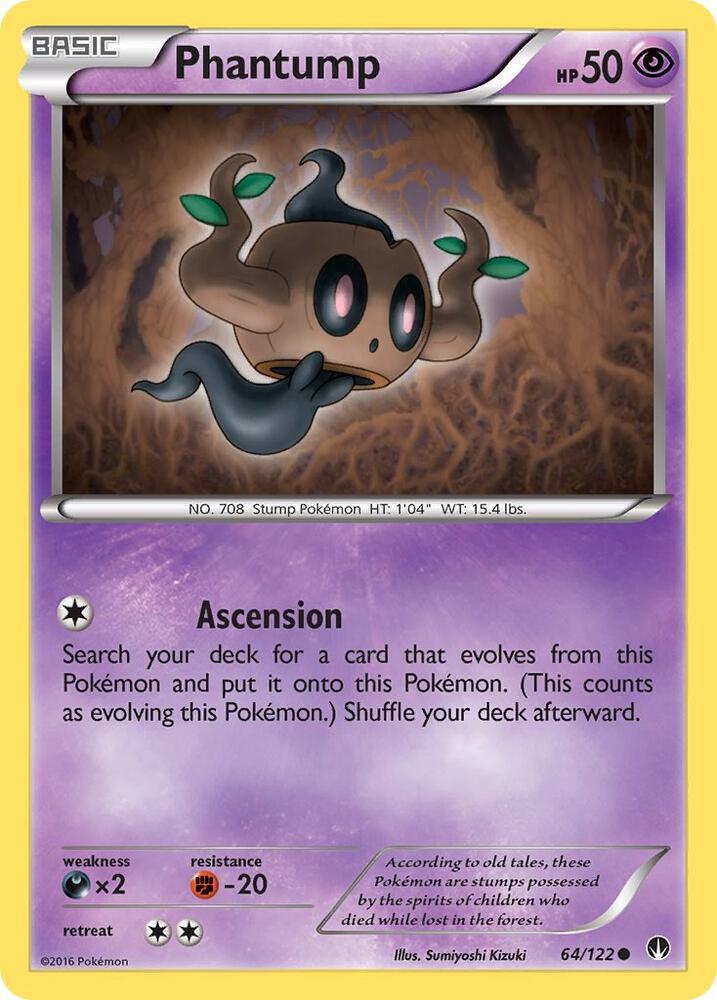 Phantump 64/122 card from XY - BREAKpoint