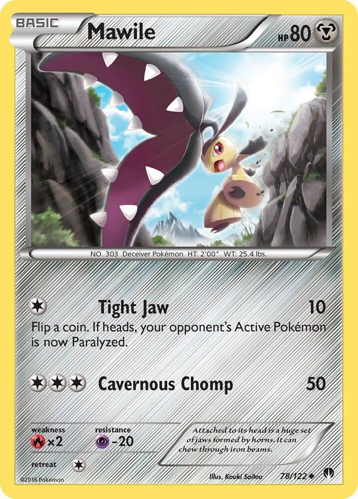 Mawile 78/122 card from XY - BREAKpoint