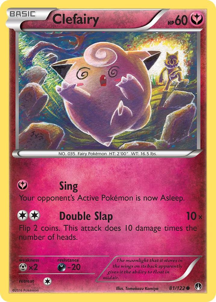 Clefairy 81/122 card from XY - BREAKpoint