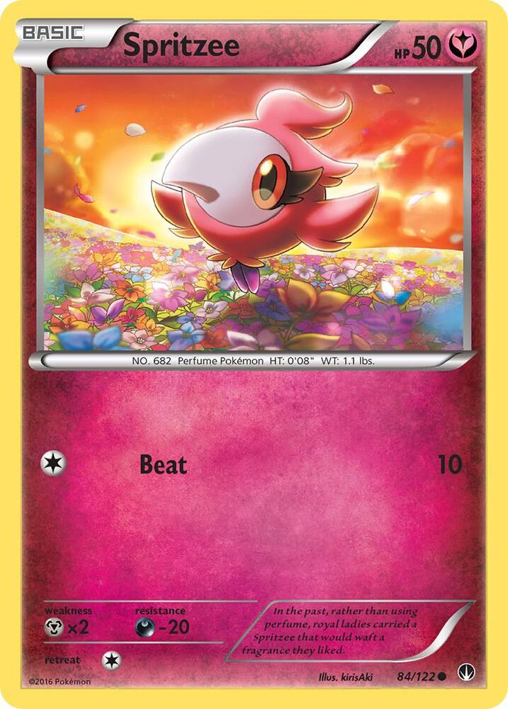Spritzee 84/122 card from XY - BREAKpoint