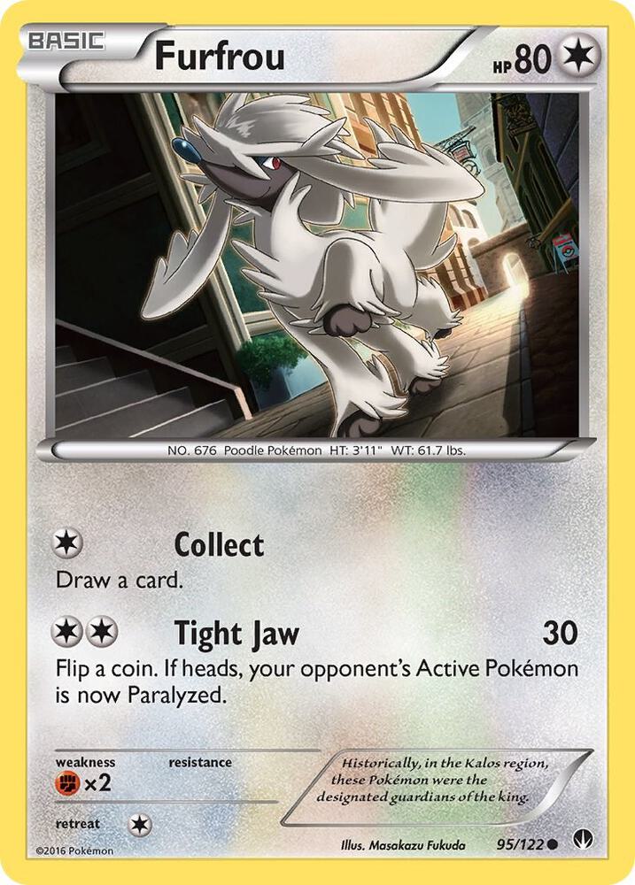 Furfrou 95/122 card from XY - BREAKpoint