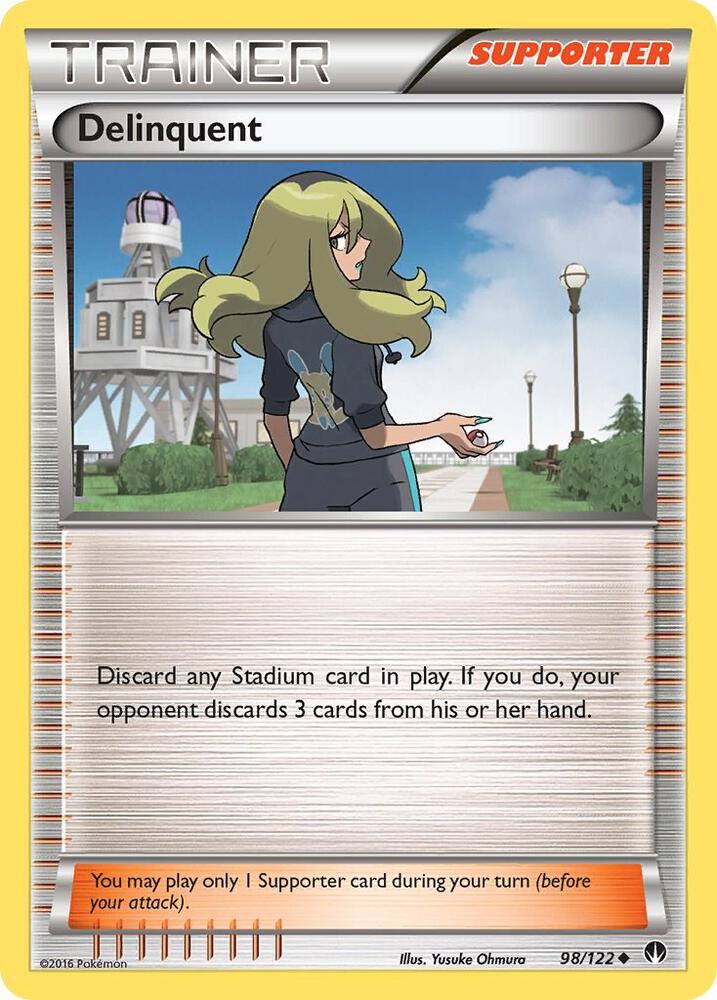 Delinquent 98/122 card from XY - BREAKpoint