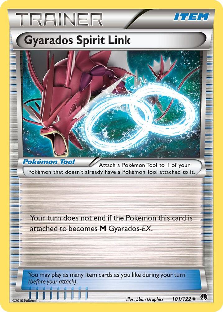Gyarados Spirit Link 101/122 card from XY - BREAKpoint