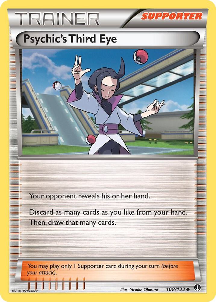 Psychic's Third Eye 108/122 card from XY - BREAKpoint