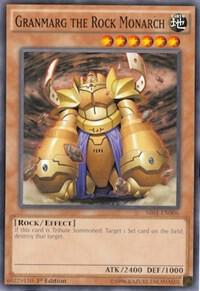 Granmarg the Rock Monarch SR01-EN006 card from Structure Deck: Emperor of Darkness