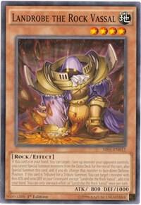 Landrobe the Rock Vassal SR01-EN012 card from Structure Deck: Emperor of Darkness