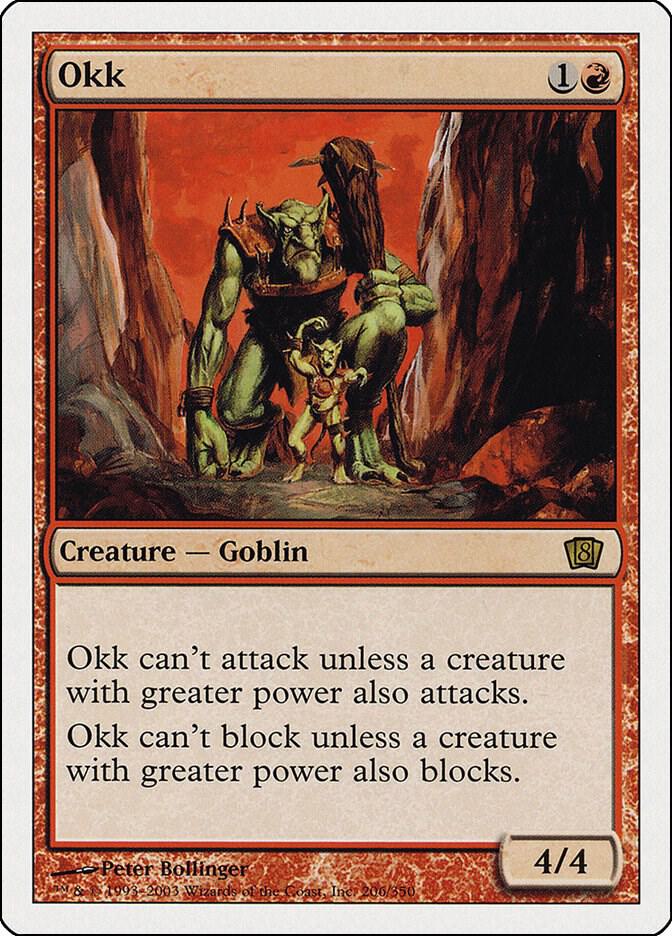 Okk 206 card from 8th Edition