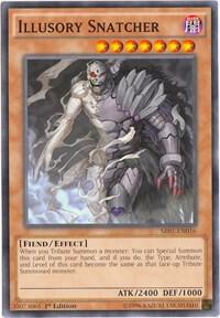 Illusory Snatcher SR01-EN016 card from Structure Deck: Emperor of Darkness