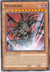 Tragoedia SR01-EN017 card from Structure Deck: Emperor of Darkness