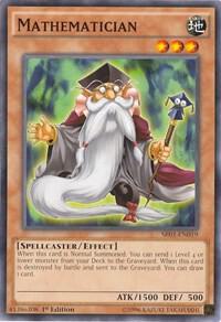 Mathematician SR01-EN019 card from Structure Deck: Emperor of Darkness
