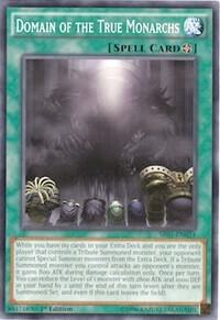 Domain of the True Monarchs SR01-EN024 card from Structure Deck: Emperor of Darkness
