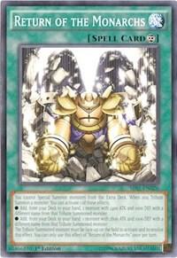 Return of the Monarchs SR01-EN026 card from Structure Deck: Emperor of Darkness