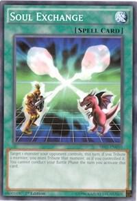Soul Exchange SR01-EN030 card from Structure Deck: Emperor of Darkness
