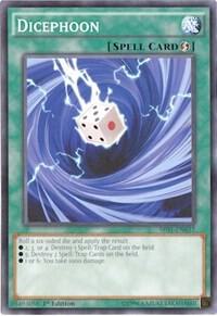 Dicephoon SR01-EN032 card from Structure Deck: Emperor of Darkness