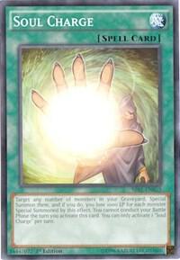 Soul Charge SR01-EN033 card from Structure Deck: Emperor of Darkness