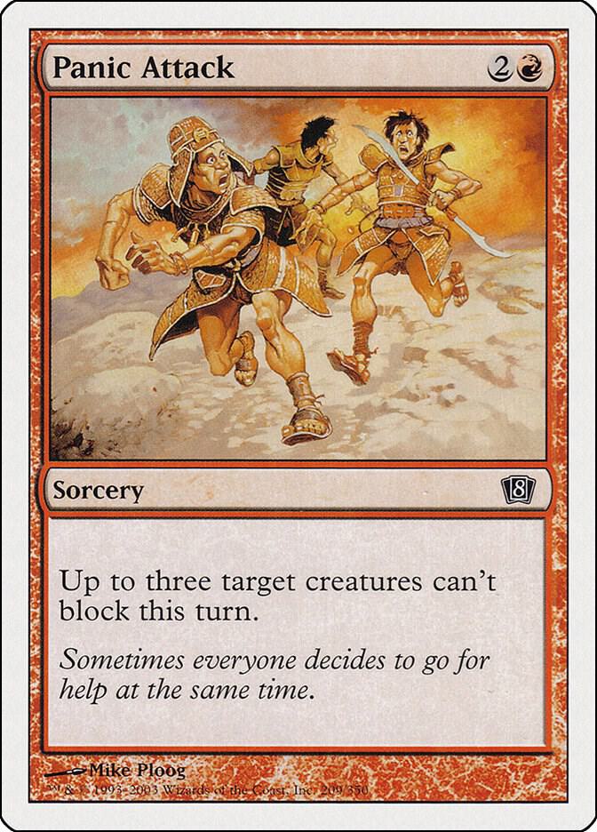 Panic Attack 209 card from 8th Edition