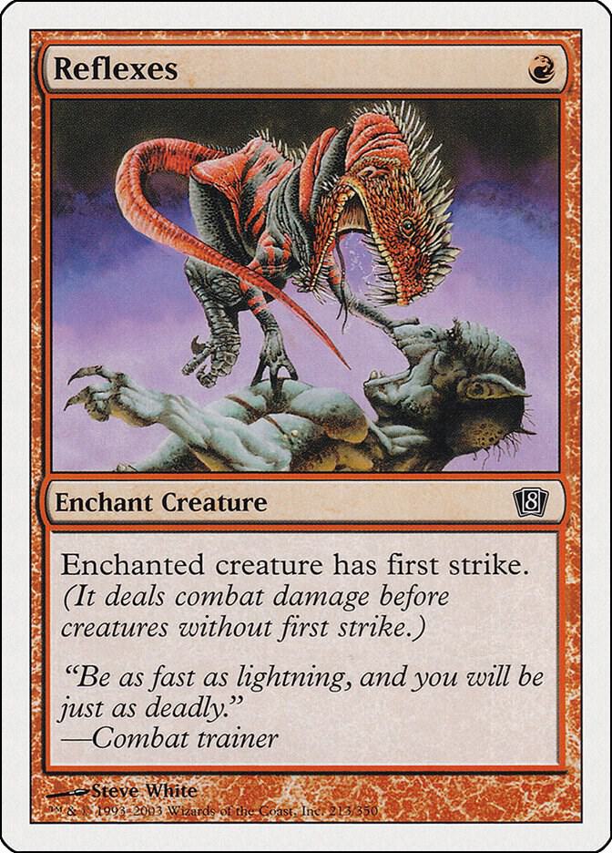 Reflexes 213 card from 8th Edition
